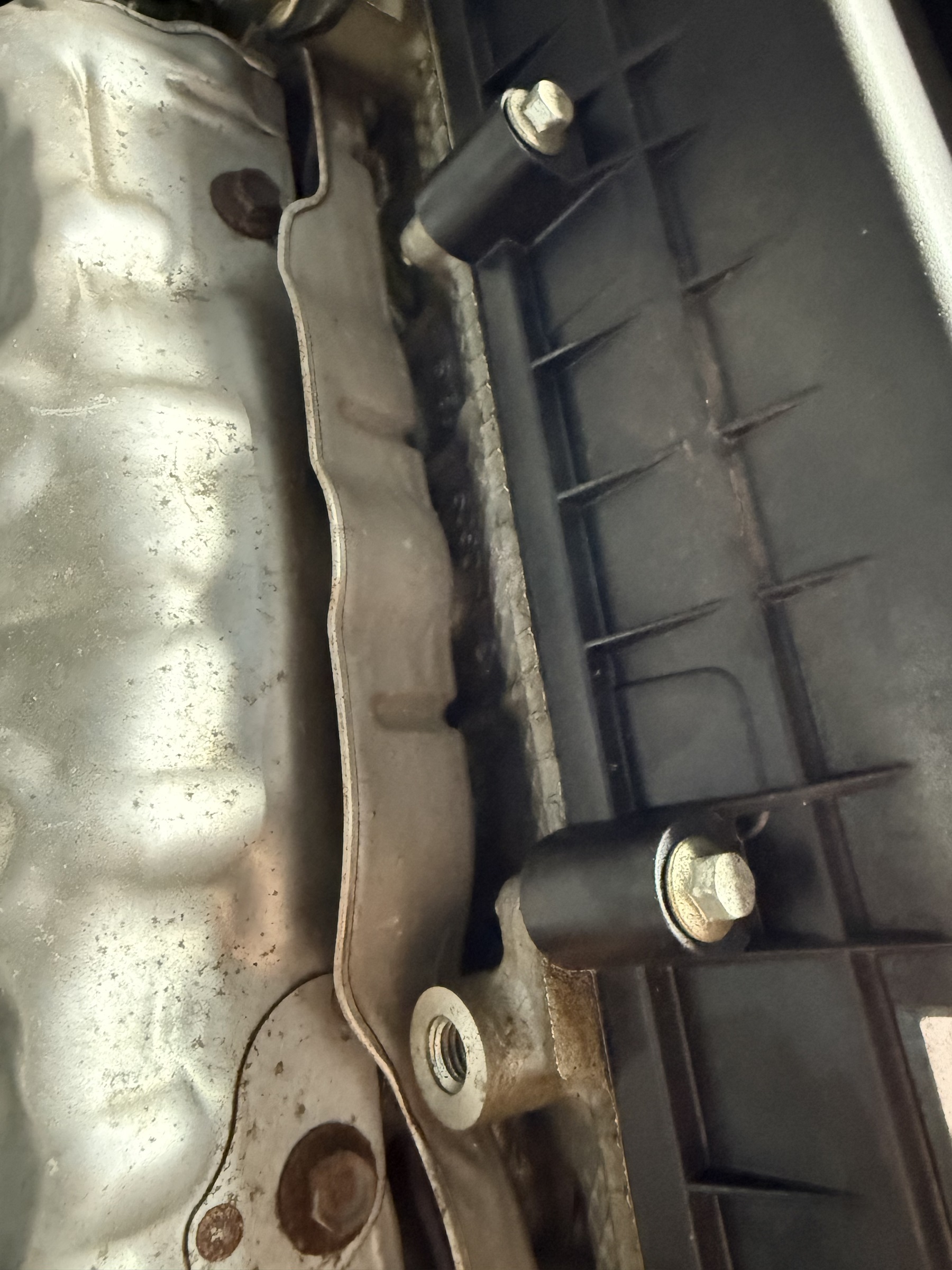 Oil leaks from rear of engine