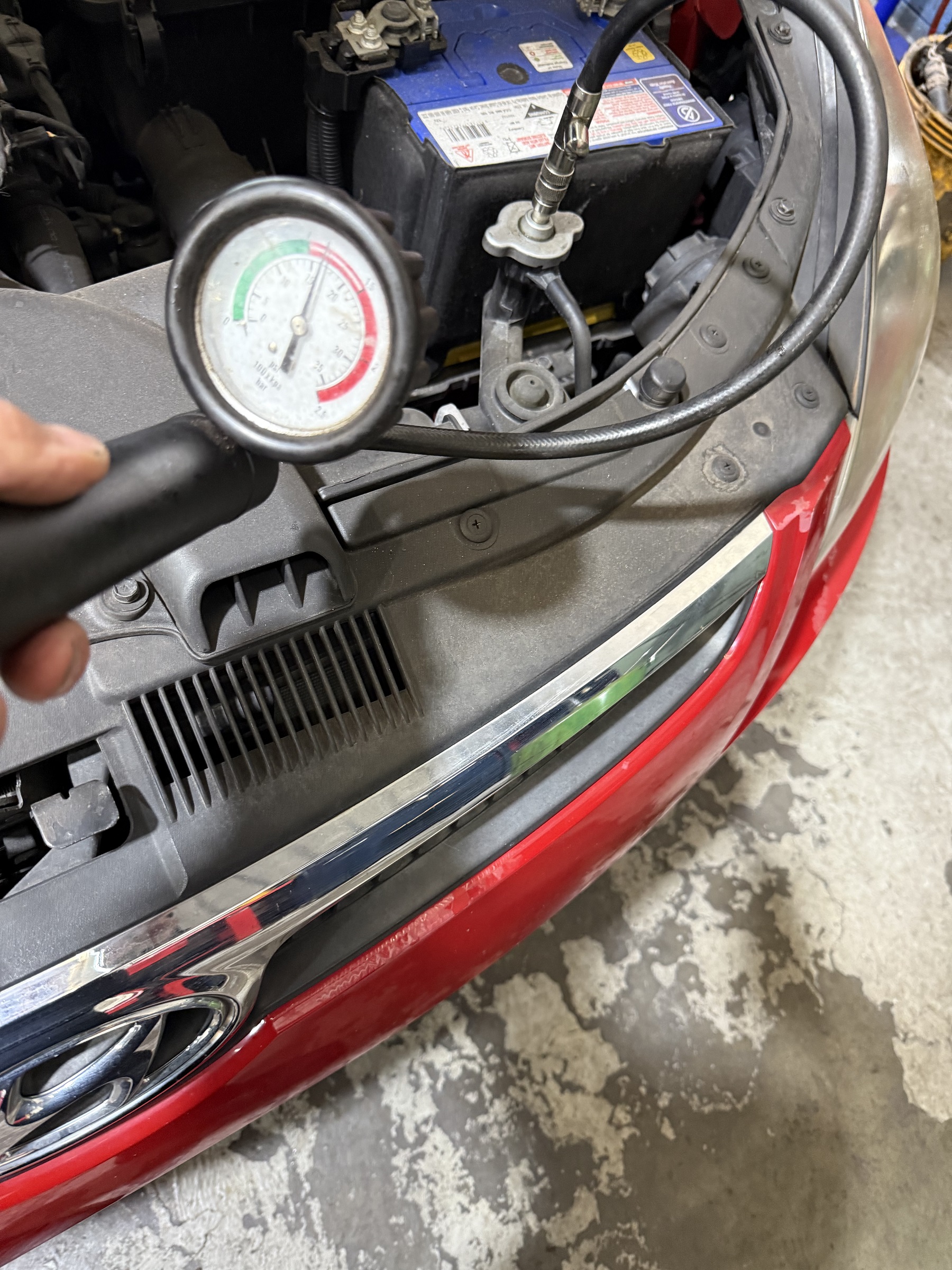 CMM Automotive technician performing a mobile pre purchase vehicle inspection in Perth