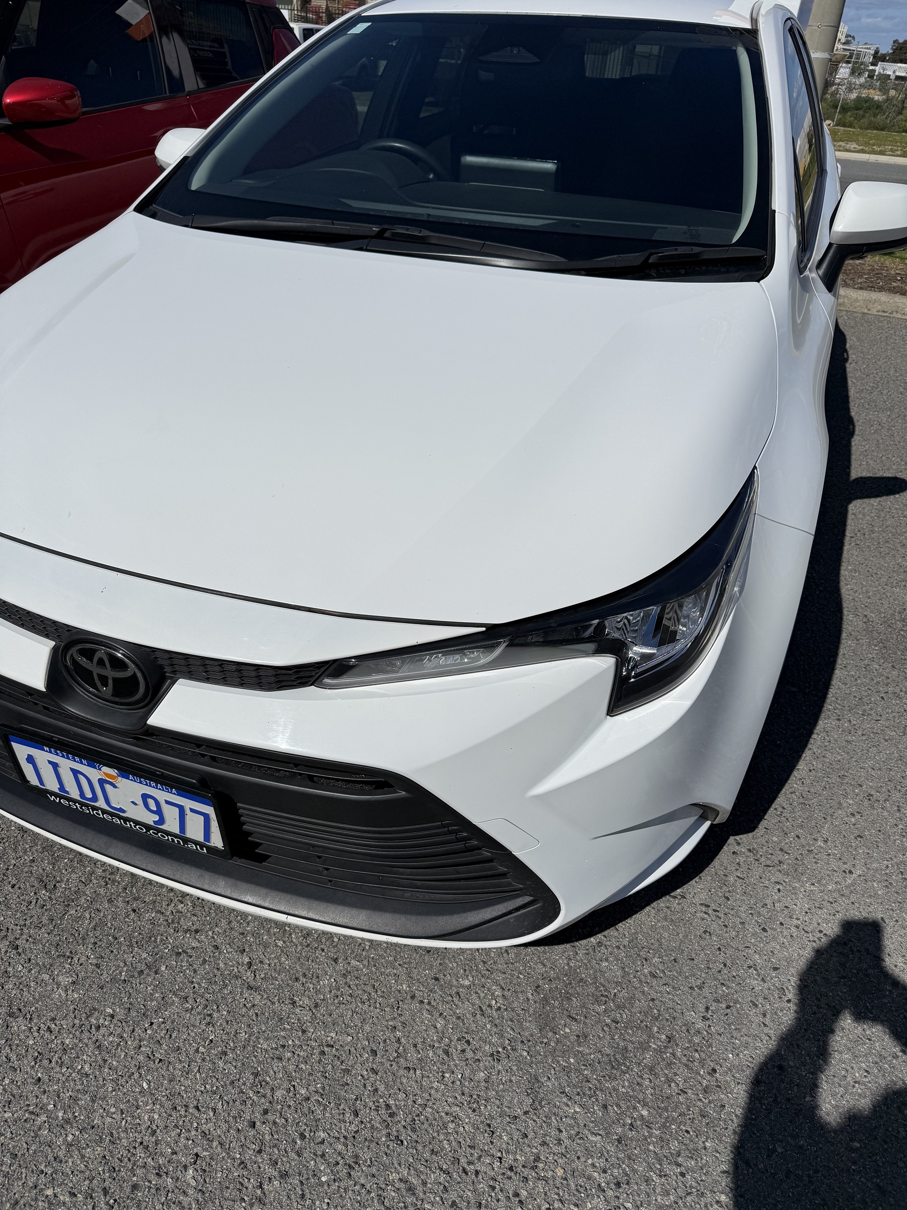Toyota Corolla car aircon repair in Warwick with leaking low pressure hose
