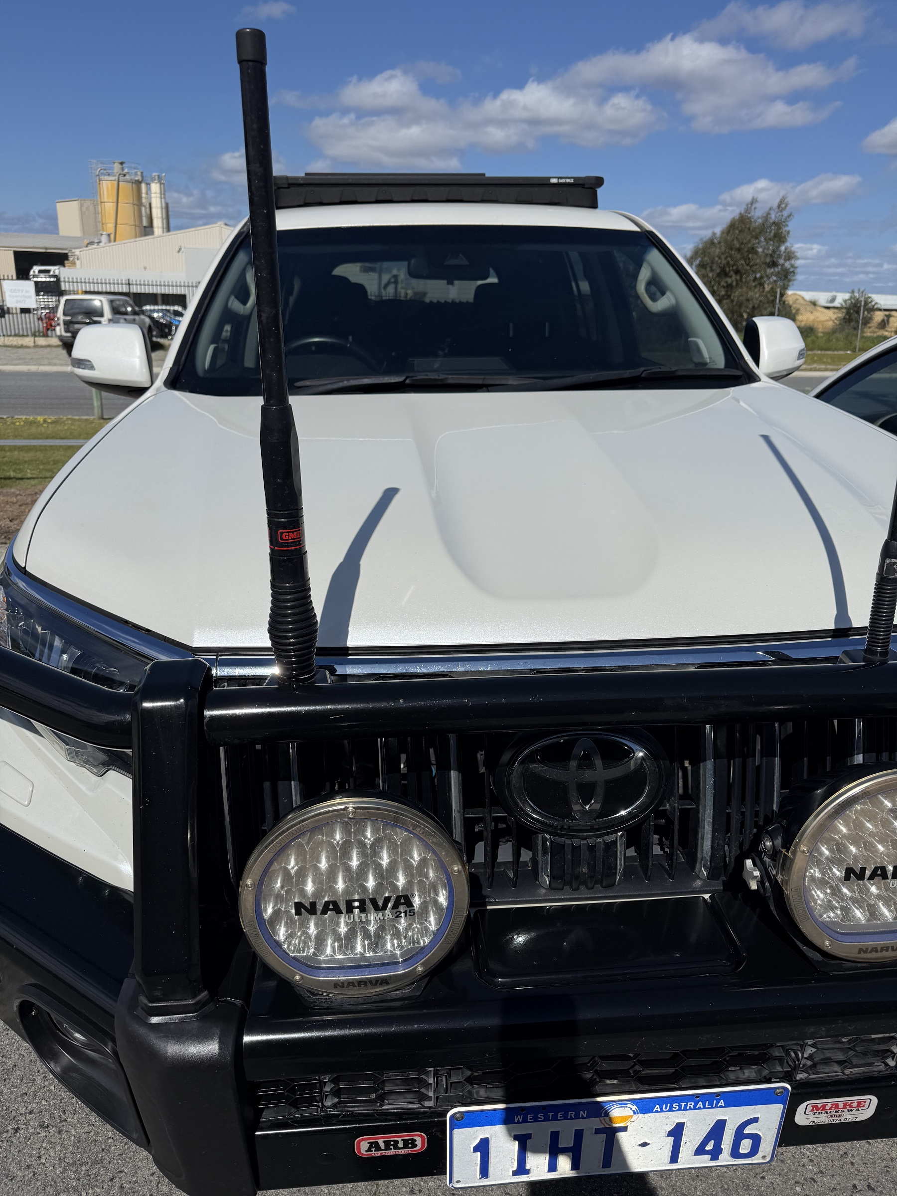 Toyota Prado car air conditioning repair in Kingsley with leaking condenser